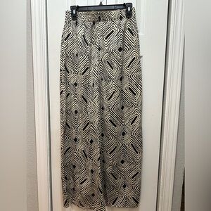 Philosophy Cream and Black Patterned Pants Wide Leg.‎ Brand New.